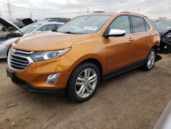 Salvage Cars with No Bids Yet For Sale at auction: 2018 Chevrolet Equinox Premier