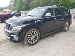Salvage cars for sale at Knightdale, NC auction: 2015 Infiniti QX80