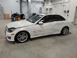 Salvage cars for sale from Copart Ontario Auction, ON: 2012 Mercedes-Benz C 250 4matic