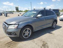 Salvage cars for sale at Miami, FL auction: 2014 Audi Q5 Premium Plus