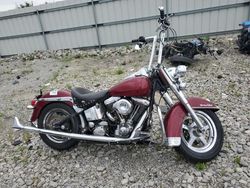 Salvage motorcycles for sale at Earlington, KY auction: 1998 Harley-Davidson Flstc