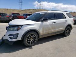 Ford Explorer Sport salvage cars for sale: 2016 Ford Explorer Sport