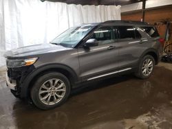 Salvage cars for sale at Ebensburg, PA auction: 2021 Ford Explorer XLT