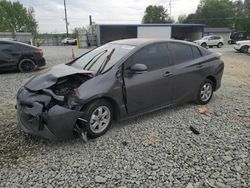 Salvage cars for sale at Mebane, NC auction: 2016 Toyota Prius