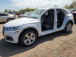 Salvage cars for sale at Hillsborough, NJ auction: 2019 Audi Q5 Premium Plus