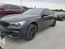 BMW salvage cars for sale: 2018 BMW 740 XE