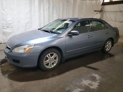 Salvage cars for sale from Copart Ebensburg, PA: 2007 Honda Accord SE