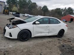 Salvage cars for sale at Mendon, MA auction: 2016 Toyota Corolla L