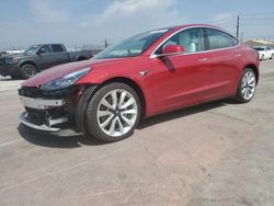 2018 Tesla Model 3 en venta en Sun Valley, CA