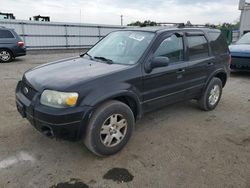 Salvage cars for sale at Fredericksburg, VA auction: 2007 Ford Escape Limited