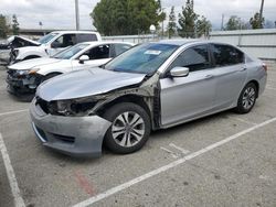 Salvage cars for sale from Copart Rancho Cucamonga, CA: 2015 Honda Accord LX