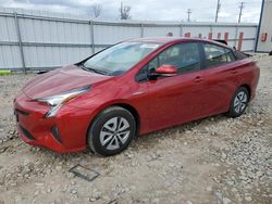 Salvage cars for sale from Copart Appleton, WI: 2017 Toyota Prius