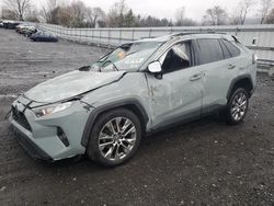 Salvage cars for sale at Grantville, PA auction: 2019 Toyota Rav4 XLE Premium