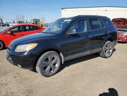 Salvage cars for sale from Copart Rocky View County, AB: 2009 Hyundai Santa FE SE