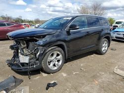 Salvage cars for sale at Baltimore, MD auction: 2015 Toyota Highlander Limited