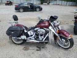 Salvage motorcycles for sale at Gainesville, GA auction: 2002 Harley-Davidson Flstci