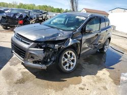 Salvage cars for sale from Copart Louisville, KY: 2014 Ford Escape Titanium