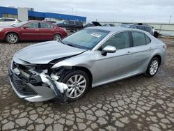 Salvage cars for sale from Copart Woodhaven, MI: 2018 Toyota Camry L