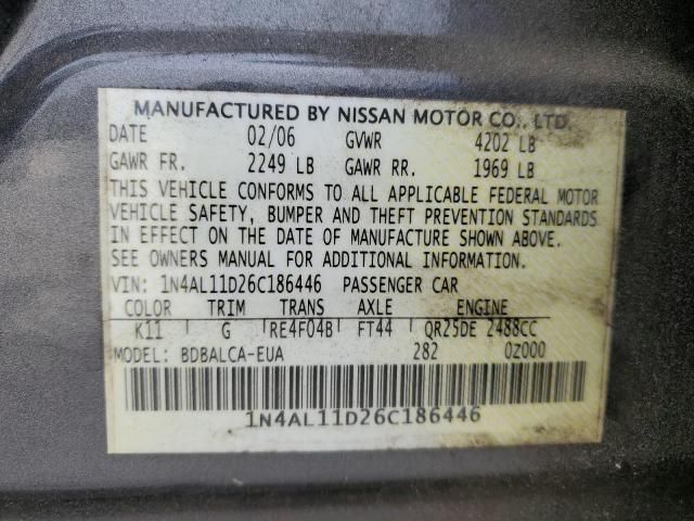 2006 Nissan Altima S