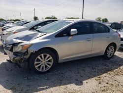 Salvage cars for sale from Copart Rogersville, MO: 2012 Honda Civic EX