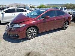 Salvage cars for sale at auction: 2015 Honda Civic EXL