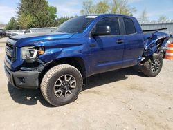 Salvage cars for sale at Finksburg, MD auction: 2015 Toyota Tundra Double Cab SR/SR5