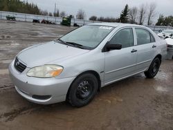 Vehiculos salvage en venta de Copart Bowmanville, ON: 2007 Toyota Corolla CE