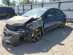 Salvage cars for sale at Riverview, FL auction: 2015 Honda Civic SI