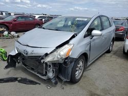 Salvage cars for sale at Martinez, CA auction: 2014 Toyota Prius V