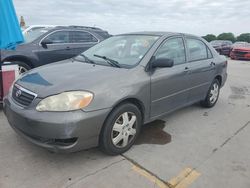Salvage cars for sale at Grand Prairie, TX auction: 2006 Toyota Corolla CE