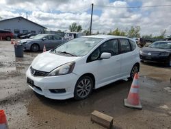 Salvage cars for sale at Pekin, IL auction: 2013 Honda FIT Sport