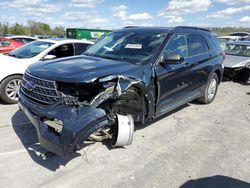 Salvage cars for sale from Copart Cahokia Heights, IL: 2022 Ford Explorer XLT