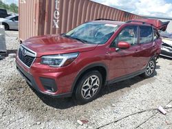 Salvage cars for sale at Hueytown, AL auction: 2021 Subaru Forester Premium