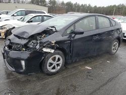 Salvage cars for sale at Exeter, RI auction: 2015 Toyota Prius