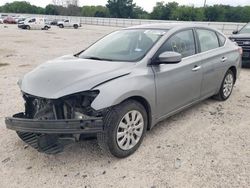 Salvage cars for sale from Copart San Antonio, TX: 2013 Nissan Sentra S