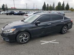 Salvage cars for sale at Rancho Cucamonga, CA auction: 2017 Honda Accord LX