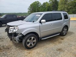 Salvage cars for sale at Concord, NC auction: 2013 Honda Pilot EXL