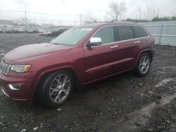 Salvage cars for sale at Marlboro, NY auction: 2021 Jeep Grand Cherokee Overland