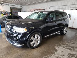 Salvage cars for sale from Copart Candia, NH: 2014 Dodge Durango Limited