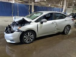 Salvage cars for sale at Woodhaven, MI auction: 2020 Nissan Versa SV