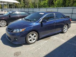 Salvage cars for sale from Copart Savannah, GA: 2012 Toyota Corolla Base