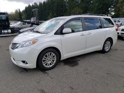 Toyota salvage cars for sale: 2015 Toyota Sienna XLE