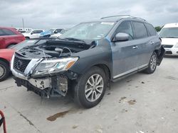 Salvage cars for sale at Grand Prairie, TX auction: 2015 Nissan Pathfinder S