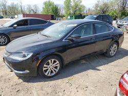 Salvage cars for sale from Copart Baltimore, MD: 2016 Chrysler 200 Limited