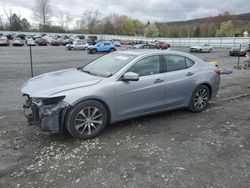 Salvage cars for sale at Grantville, PA auction: 2015 Acura TLX