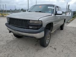 Salvage cars for sale at Houston, TX auction: 2002 Chevrolet Silverado K1500