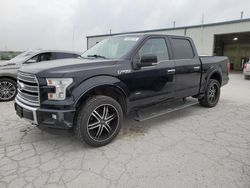 Salvage cars for sale from Copart Kansas City, KS: 2016 Ford F150 Supercrew