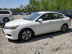 Salvage cars for sale from Copart Waldorf, MD: 2015 Honda Accord LX