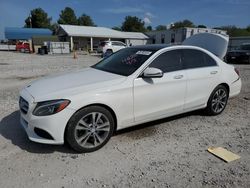 Salvage cars for sale from Copart Prairie Grove, AR: 2016 Mercedes-Benz C 300 4matic