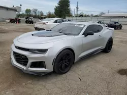 Salvage cars for sale at Lexington, KY auction: 2018 Chevrolet Camaro ZL1